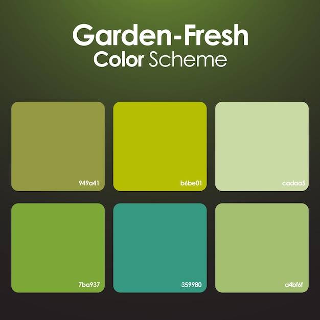 Palette De Couleurs Gardenfresh