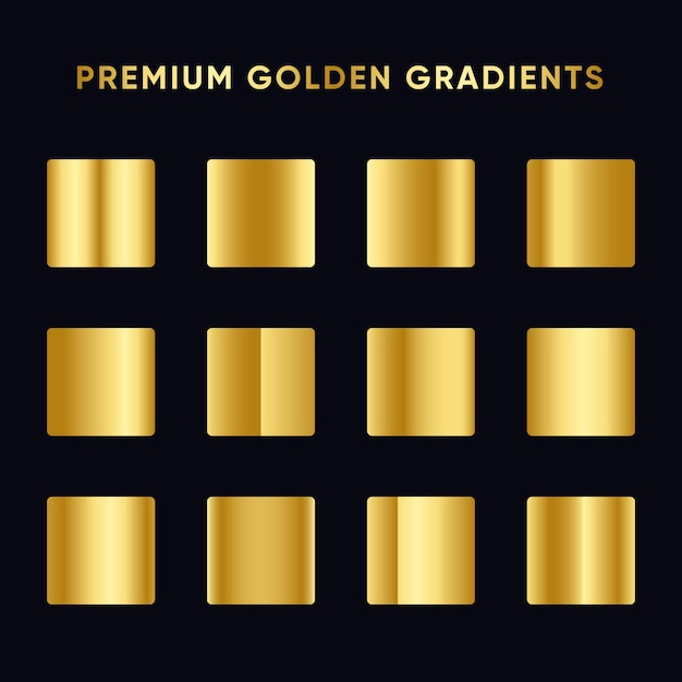 Palette De Couleurs Gold Gradient