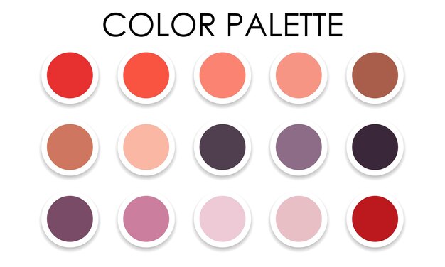 Palette de couleurs multicolores 2023. Illustration vectorielle