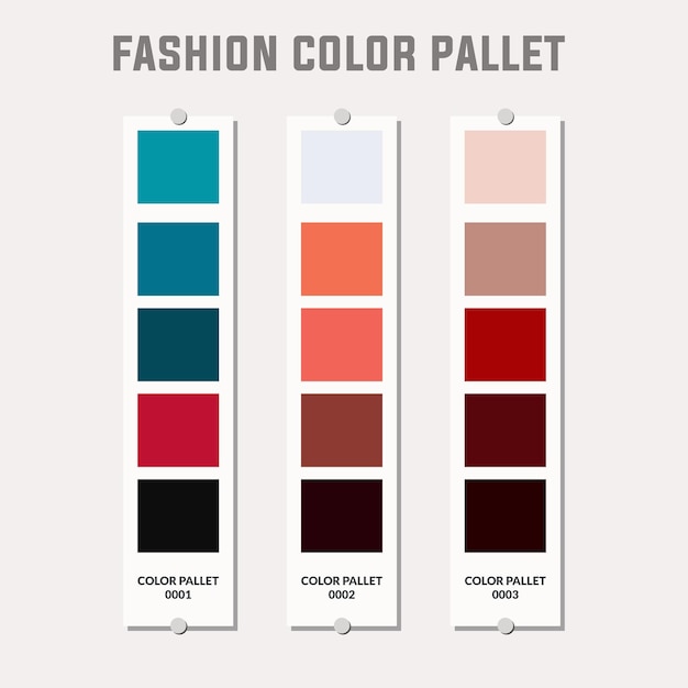 Palette de couleurs tendance