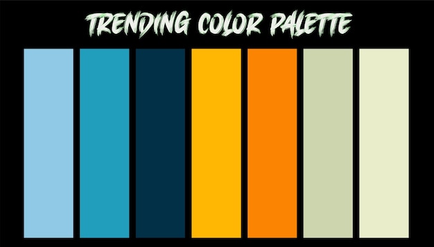 Palette De Couleurs Tendance