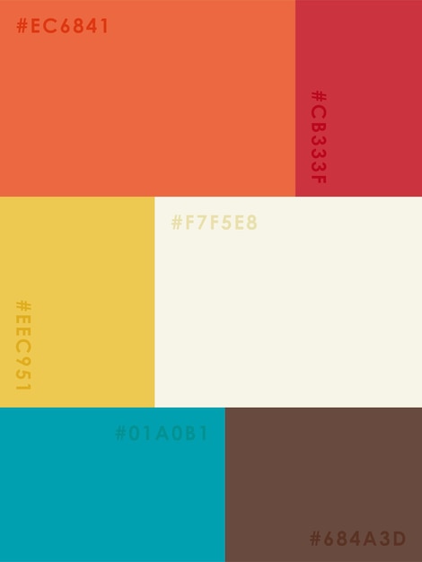 Vecteur palette de couleurs