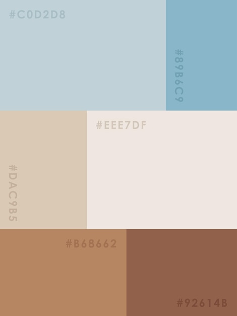 Vecteur palette de couleurs