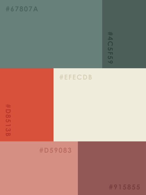 Vecteur palette de couleurs