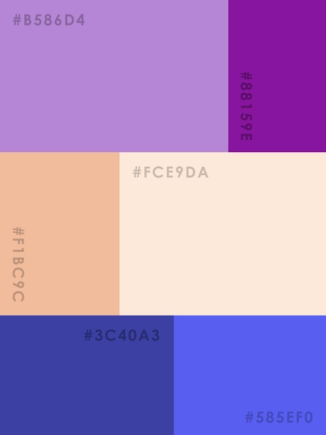 Vecteur palette de couleurs