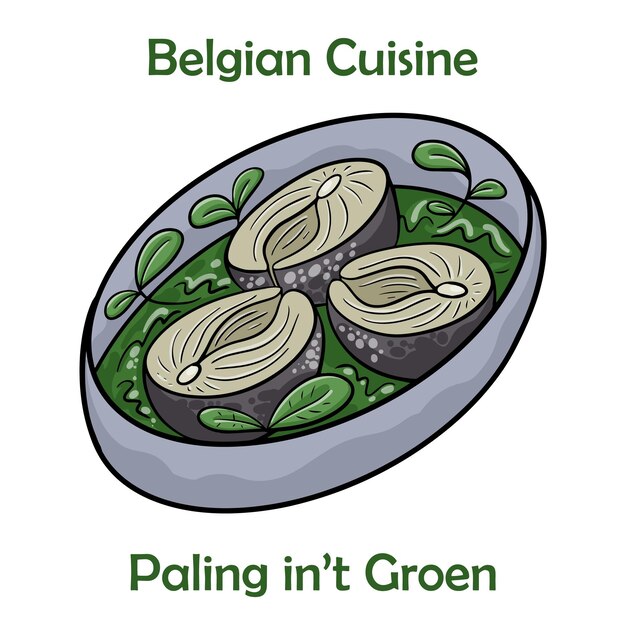 Paling In't Groen Un Plat Populaire En Belgique