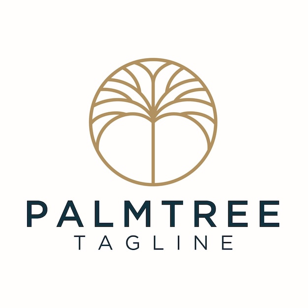 Palm Logo De L'arbre