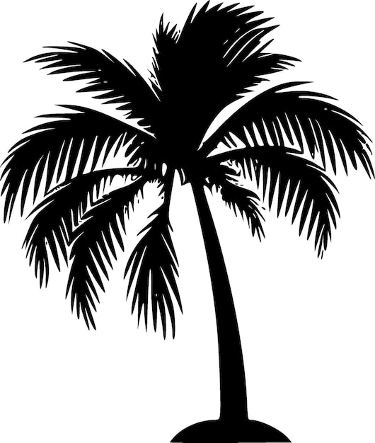 Vecteur palm logo vectoriel de haute qualité illustration vectorielle idéale pour le graphique tshirt