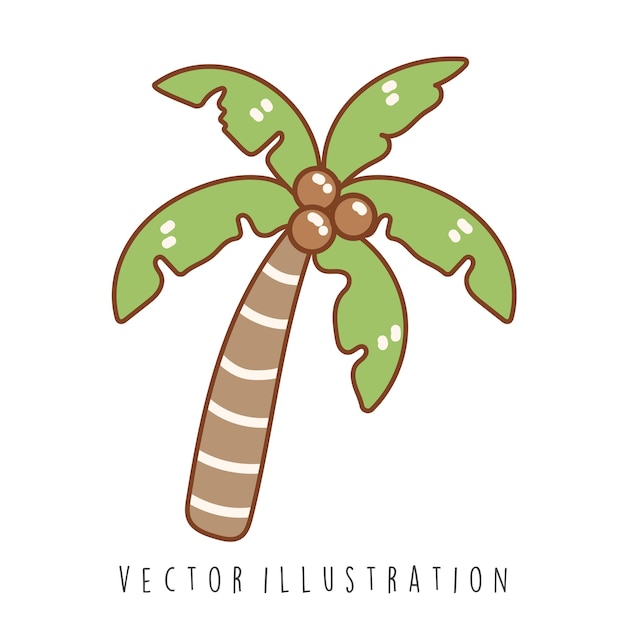 Vecteur le palmier