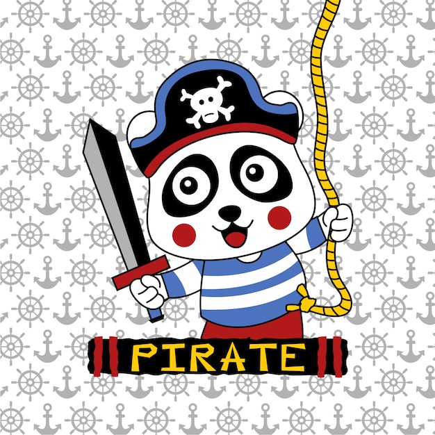 Panda Le Pirate