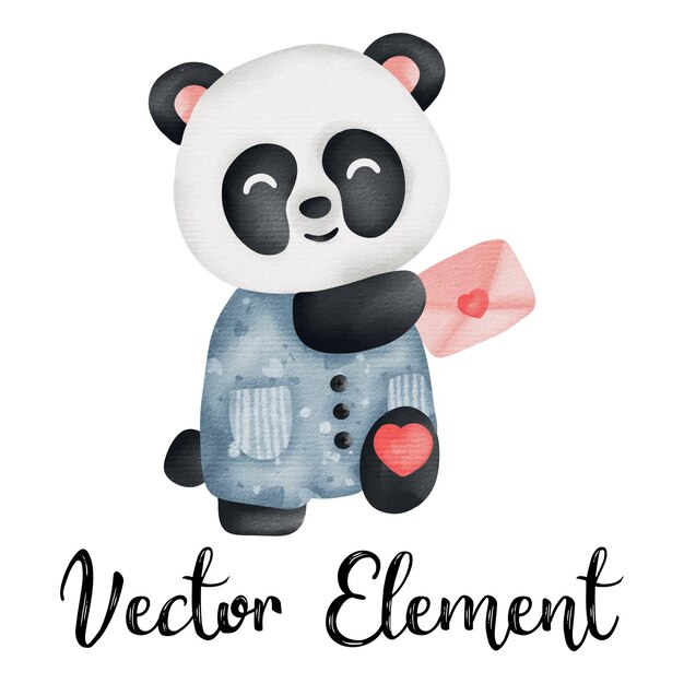 Vecteur le panda .