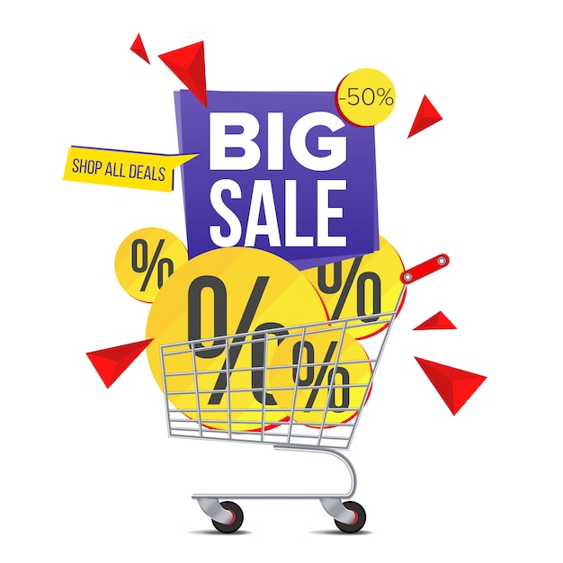 Panier de vente bannière