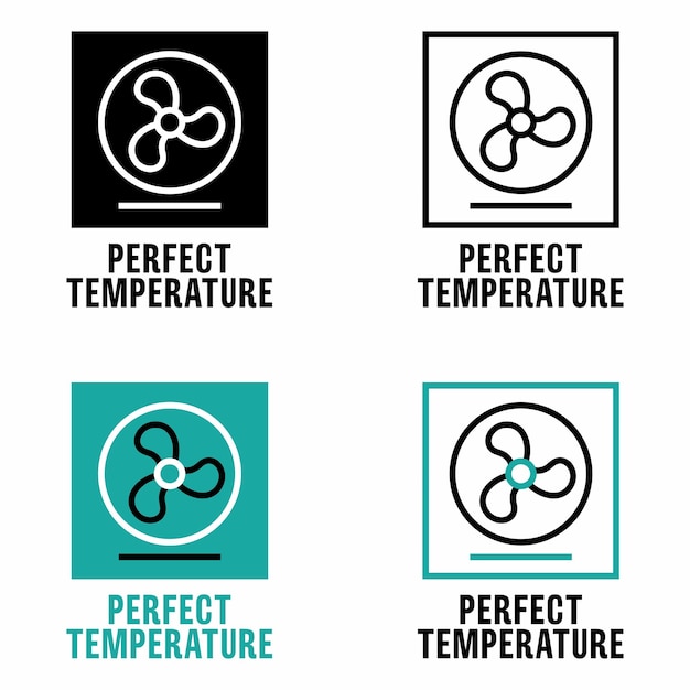 Panneau d'information sur le confort et l'efficacité de la température parfaite