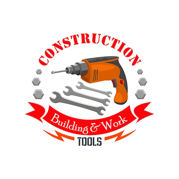 Panneau D'outils De Travail De Construction