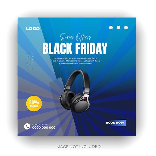 un panneau de vente du vendredi noir qui dit que le vendredi noir est en vente