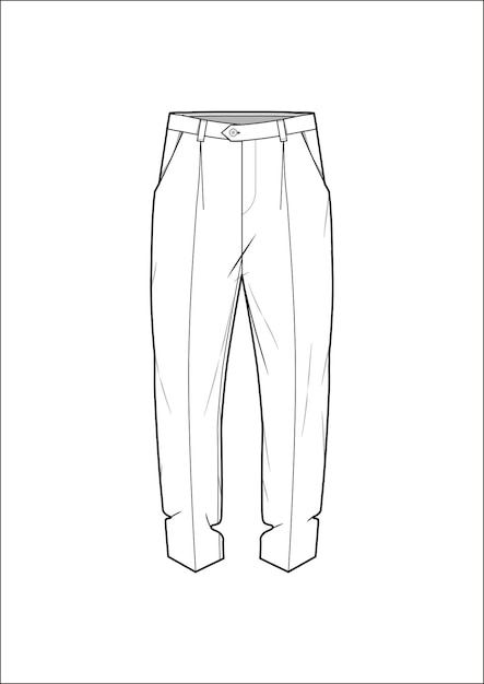 pantalon à cargaison sketch plat