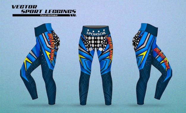 Vecteur pantalon legging vecteur libre formation illustration de mode