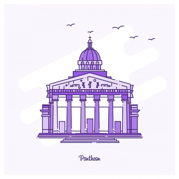 Vecteur panthéon