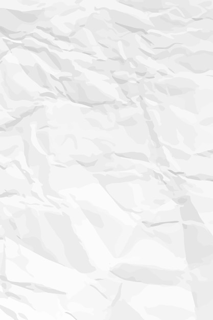 Papier blanchissé propre et froissé