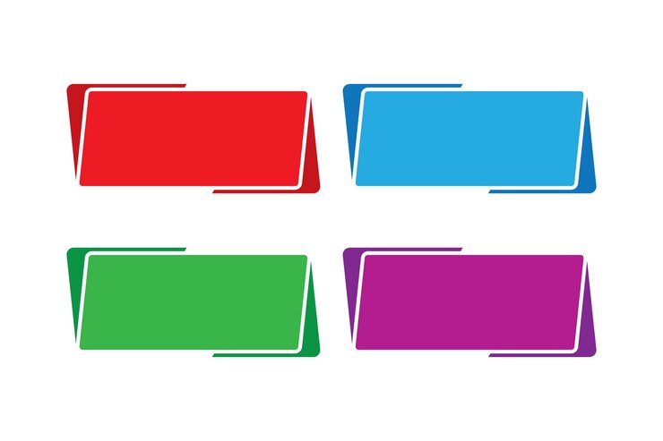 Vecteur un papier coloré avec une bordure rouge et verte