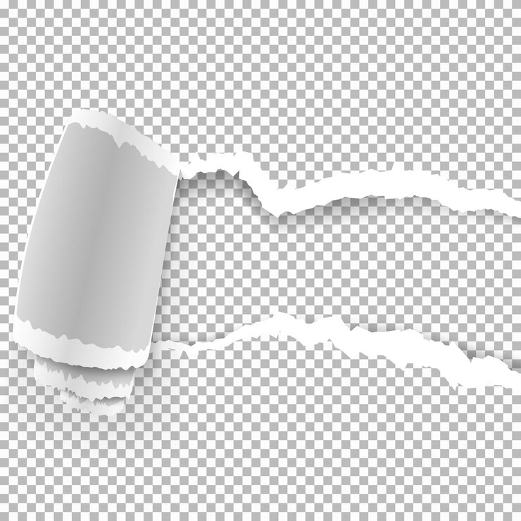 Papier déchiré avec des bords déchirés