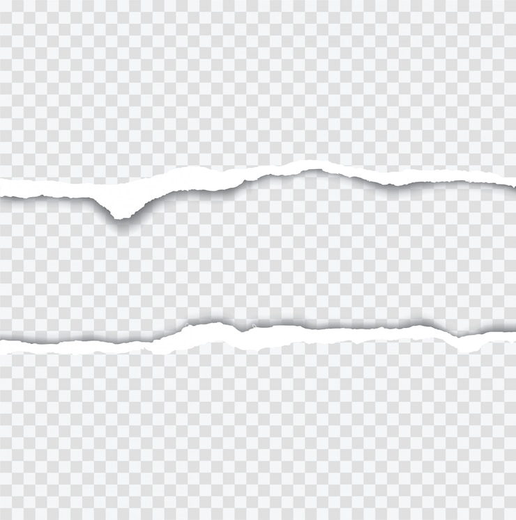 Vecteur papier déchiré vecteur réaliste avec bords déchirés