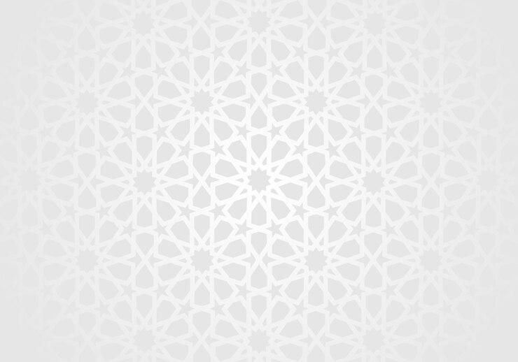 Vecteur papier peint blanc islamique