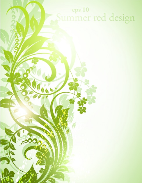 Papier peint forme élégante couleur vert