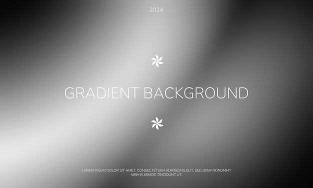 Papier peint à gradient lisse noir et blanc