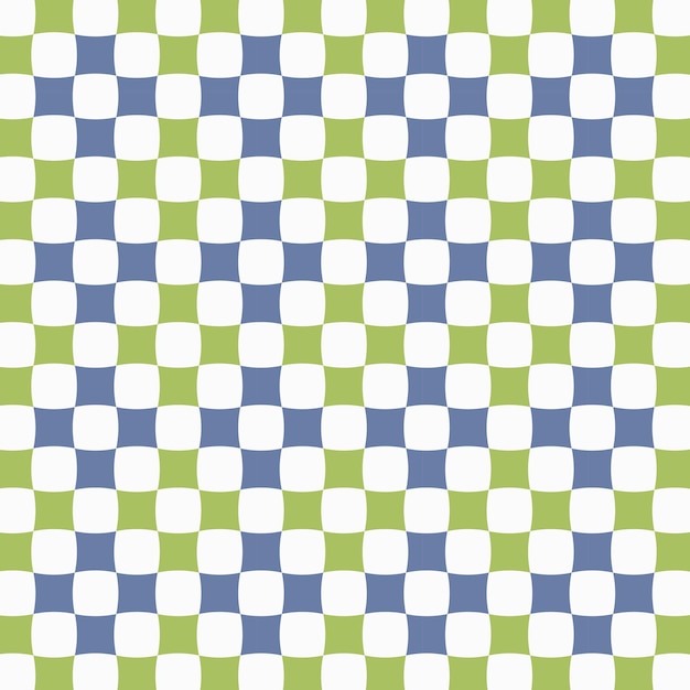 papier peint motif géométrique sans couture à carreaux bleu et vert