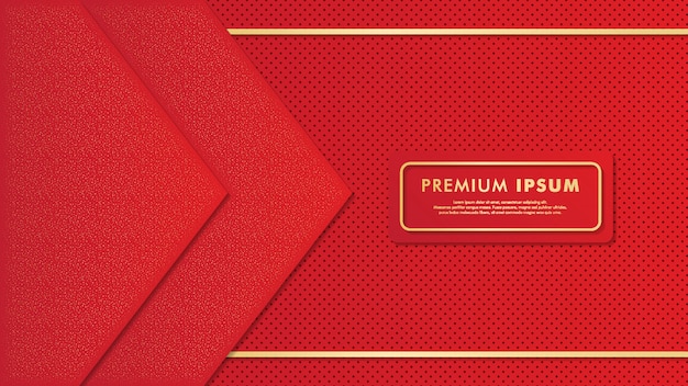 Papier Peint Premium Rouge