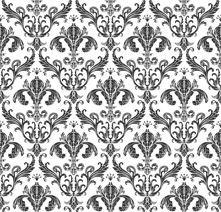 Vecteur papier peint vintage baroque sans soudure