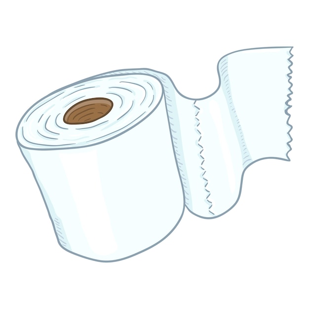 Papier Toilette De Dessin Animé Vectoriel