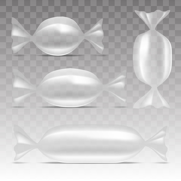 Paquet D'aluminium Transparent Pour Bonbons