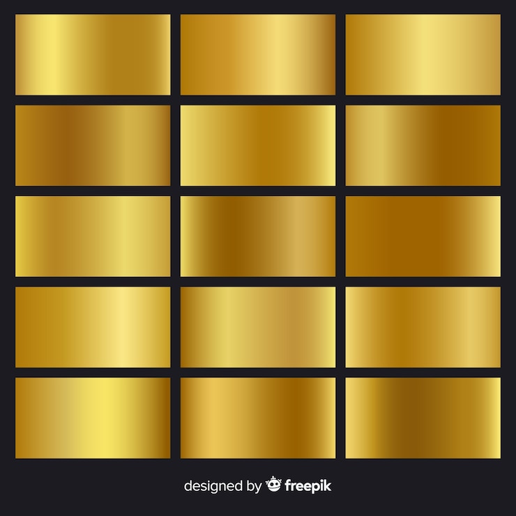 Vecteur le paquet de gradient doré