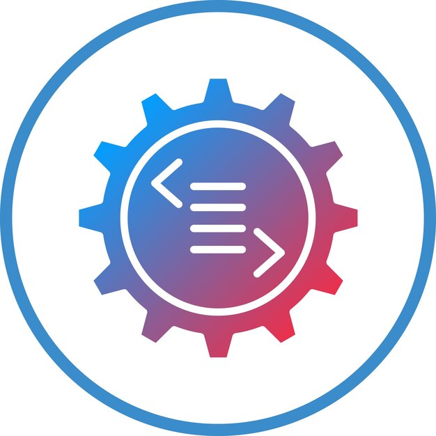 Paramètres de code de conception vectorielle Style d'icône