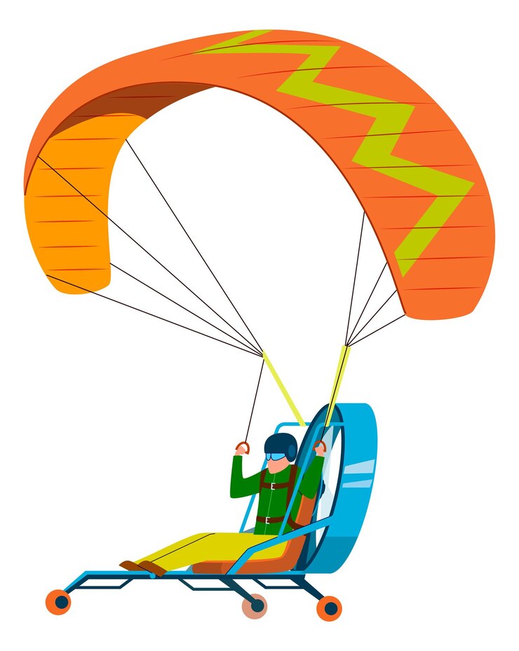 Vecteur parapente motorisée dispositif de levage à moteur pour les sports extrêmes