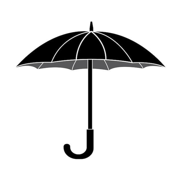 Parapluie Icône Logo Vector Modèle De Conception