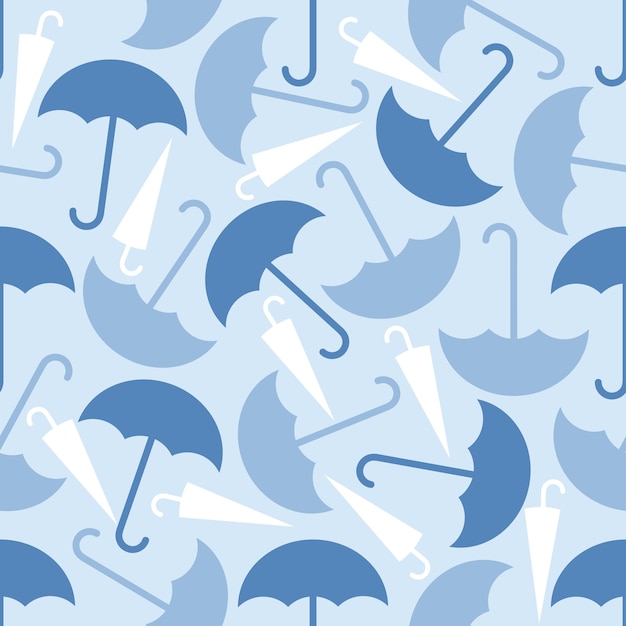 Parasol Sans Couture Avec Un Motif De Paillettes En Argent Sur Fond Bleu