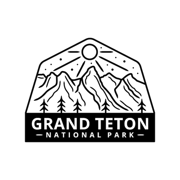 Parc National De Grand Teton Sticker