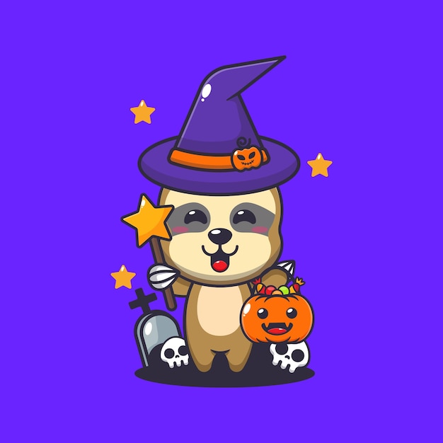 paresse de sorcière le jour d'Halloween