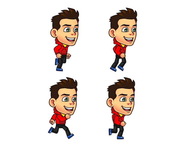 Parkour Guy Jeu Animation Sprite