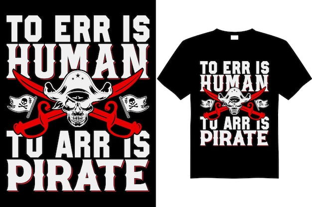 Parlez Comme Un T-shirt Du Jour Des Pirates