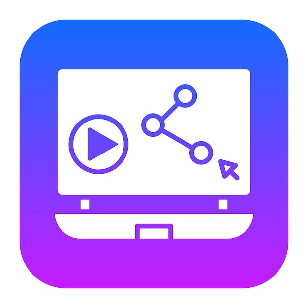Partage de contenu d'illustration vectorielle