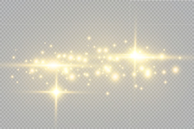 Particules d'or. Cercles de bokeh jaune brillant abstrait fond de luxe or