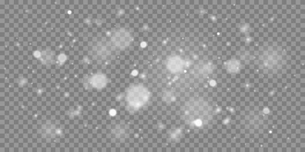 Des particules de poussière magiques scintillantes. Abstrait avec effet bokeh.