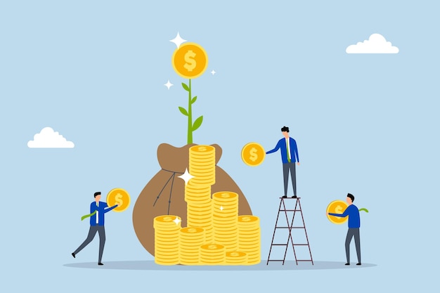 Les particuliers investissent dans des fonds communs d'investissement où leur argent peut pousser comme une pousse.