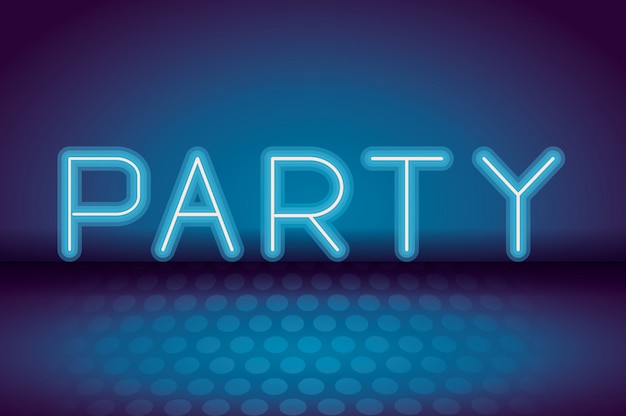 Party Neon Advertising