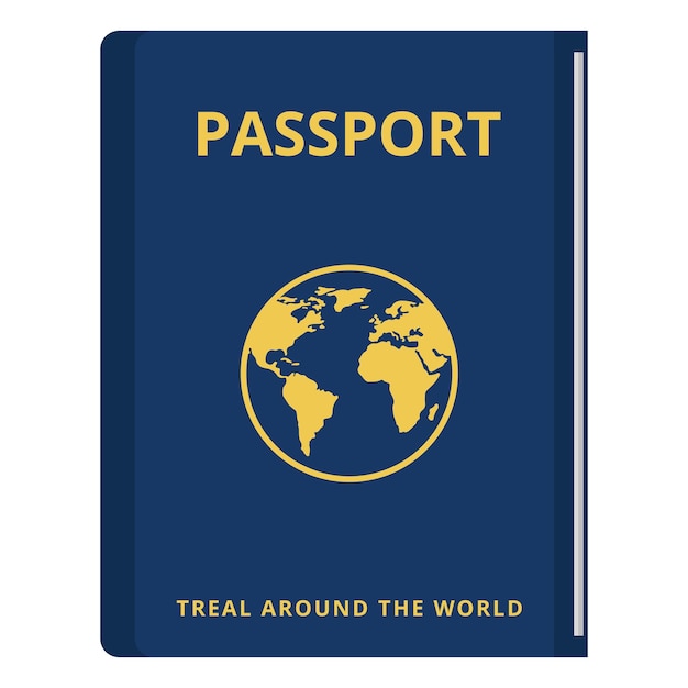 Passeport à couverture bleue