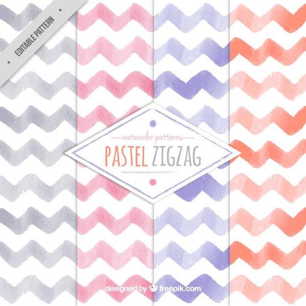 Pastel Zig-zag